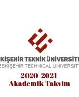 ESTÜ Akademik Takvim 2020