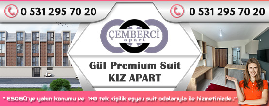 Çemberci Apart Gül Premium Suit Kız Apart Eskişehir